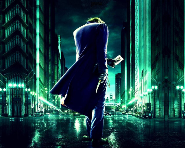 Man suit tie rain city free wallpaper - medium preview image