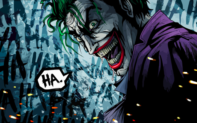 Joker speech bubble graffiti comic free wallpaper - medium preview image