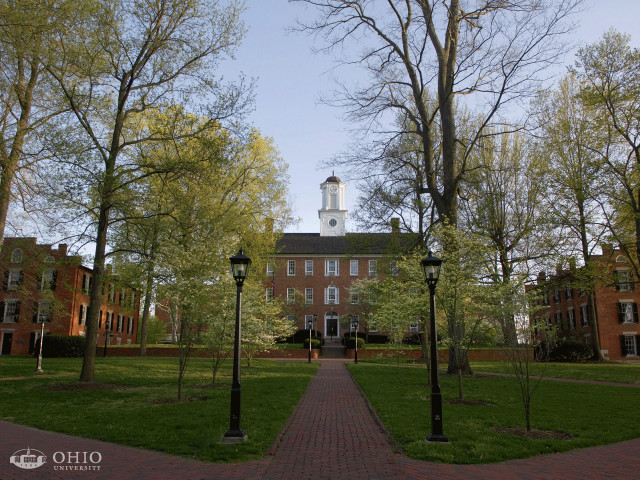 Heidelberg school autumn brick walkway free wallpaper - medium preview image