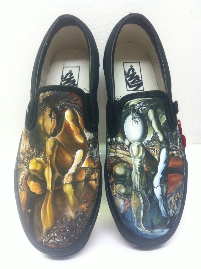 Shoes painting white surface white free wallpaper - medium preview image
