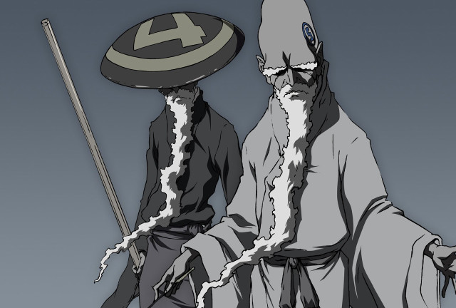 Men hat sword beard drawing free wallpaper - medium preview image