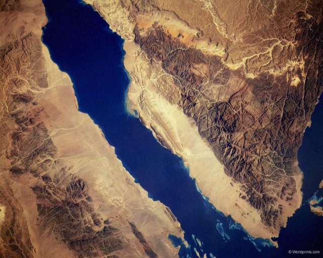 Satellite river desert mountains blue free wallpaper - medium preview image