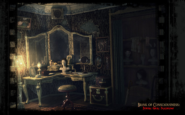 Gothic vanity mirror lamp chair free wallpaper - medium preview image