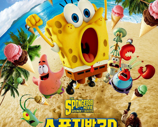 Cartoon character ice cream beach free wallpaper - medium preview image