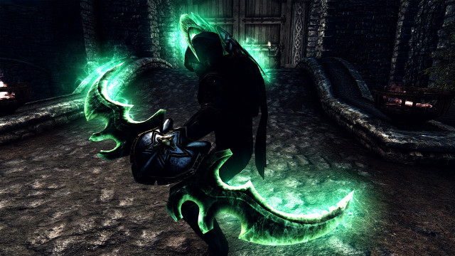 Person bag dark room green free wallpaper - medium preview image