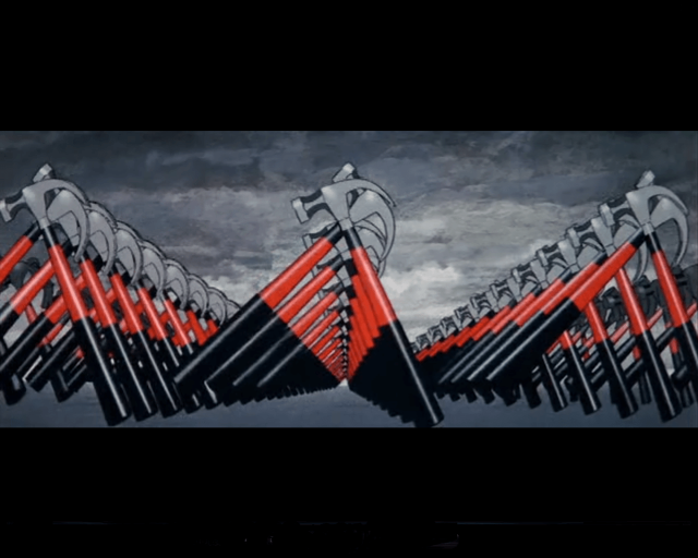 Red black objects black background free wallpaper - medium preview image