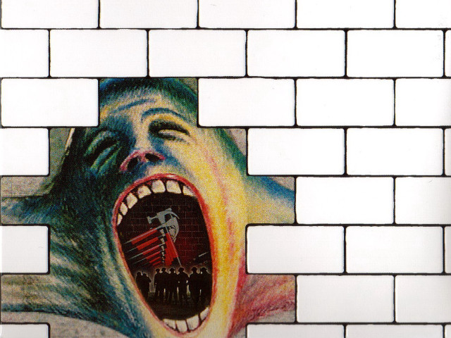 Man hammer mouth brick wall free wallpaper - medium preview image