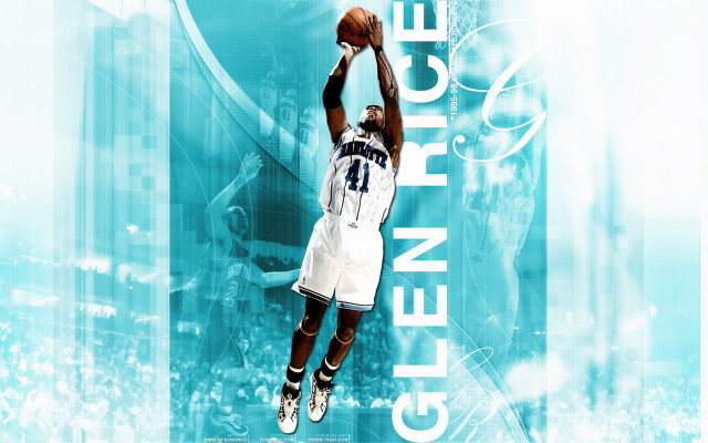 Man white uniform dunking basketball free wallpaper - medium preview image