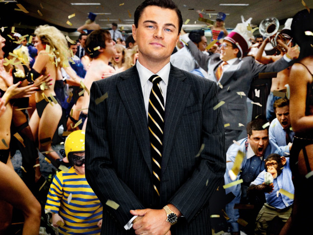 Man suit tie crowd confetti free wallpaper - medium preview image