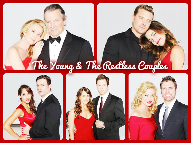 Young reckless couple photo booth free wallpaper - medium preview image