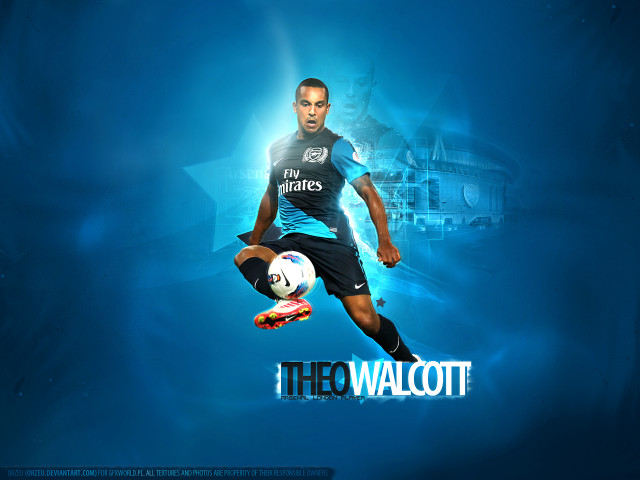 Man kicking soccer ball blue #3 free wallpaper - medium preview image