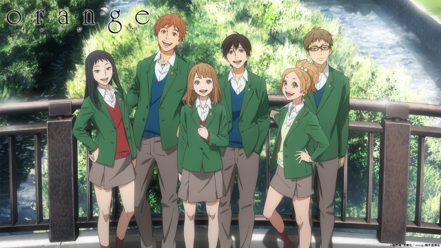 Group people bridge trees river free wallpaper - medium preview image