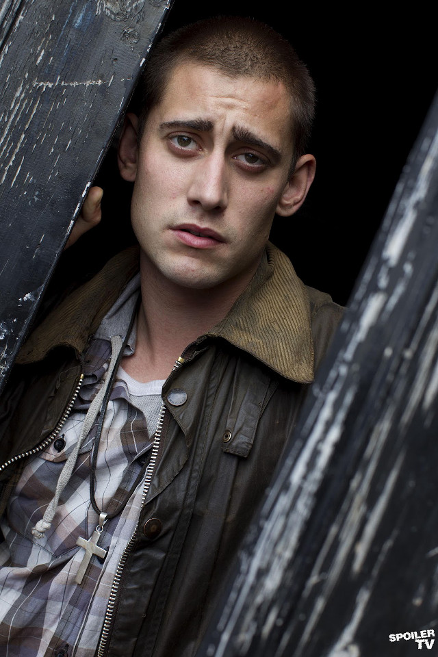 Man jacket leaning door head free wallpaper - medium preview image