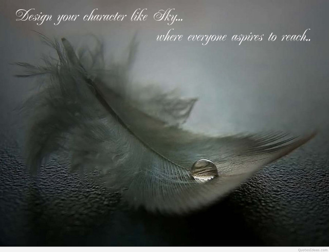 Feather quote inspiration beautiful artistic free wallpaper - medium preview image
