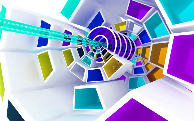 Colorful abstract background spiral blue free wallpaper - medium preview image