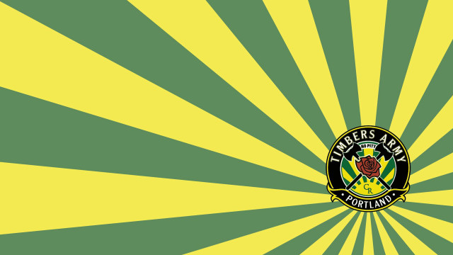 Green yellow striped background crest free wallpaper - medium preview image