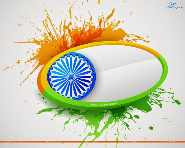 White blue ball green orange free wallpaper - medium preview image