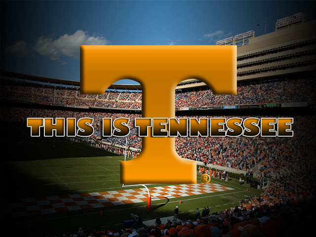 Tennessee football stadium checkered field #2 free wallpaper - medium preview image