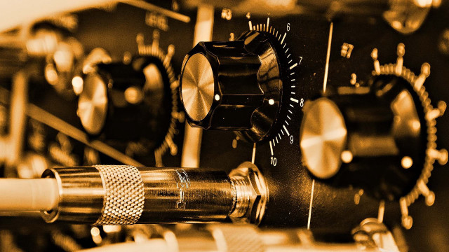 Microphone closeup cord attached center free wallpaper - medium preview image