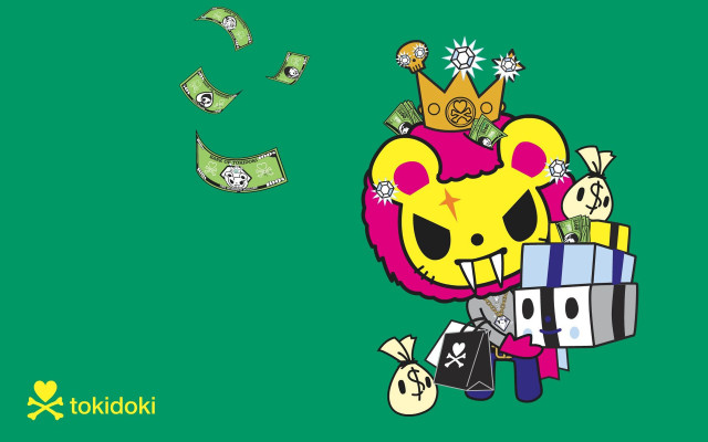 Cartoon character money box crown free wallpaper - medium preview image