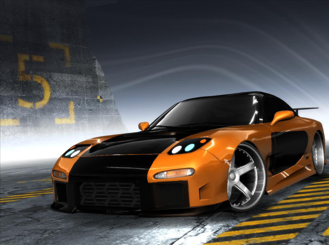 Nice car parking lot yellow free wallpaper - medium preview image
