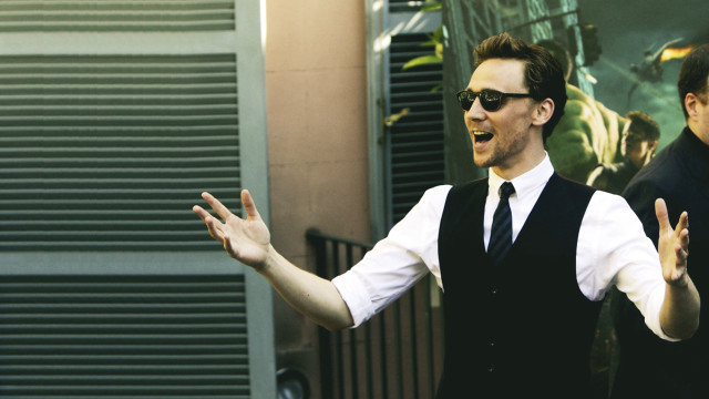 Man vest tie gesture hands free wallpaper - medium preview image