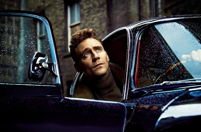 Man leaning car window rain free wallpaper - medium preview image