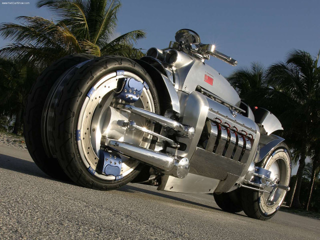 Silver motorcycle palm trees blue free wallpaper - medium preview image