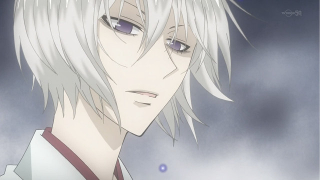 White haired man sōsaku hanga free wallpaper - medium preview image