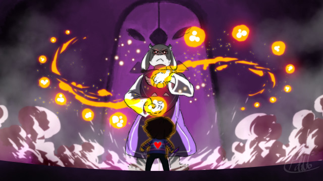 Cartoon character cat dark room free wallpaper - medium preview image
