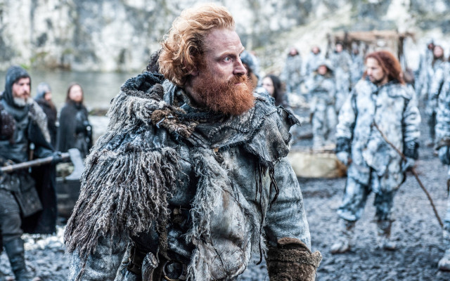 Man beard fur coat group free wallpaper - medium preview image