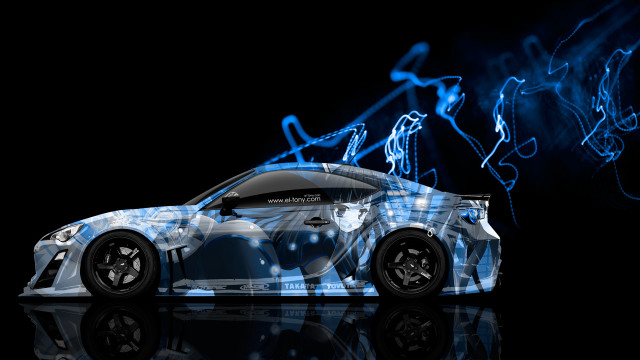 Car blue design dark reflection free wallpaper - medium preview image