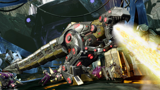 Giant robot missile explosion mecha free wallpaper - medium preview image