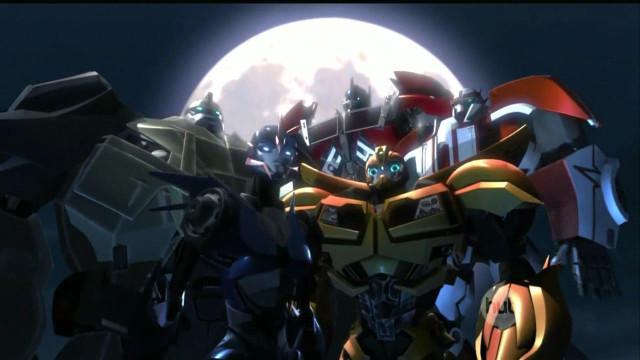 Robots group full moon night free wallpaper - medium preview image