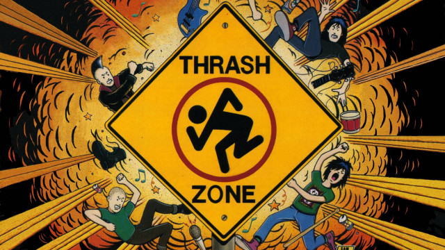 Trash zone cartoon characters fire free wallpaper - medium preview image