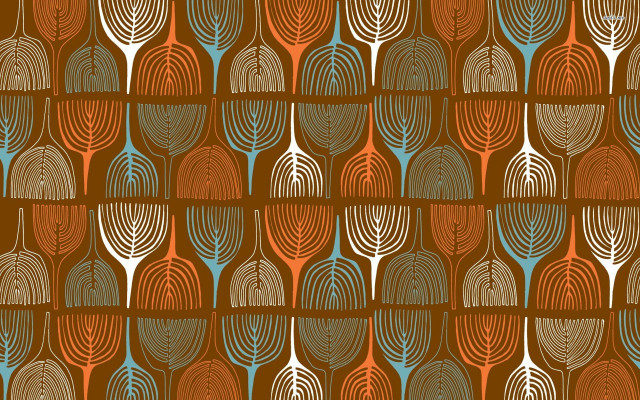 Circles trees brown background blue free wallpaper - medium preview image
