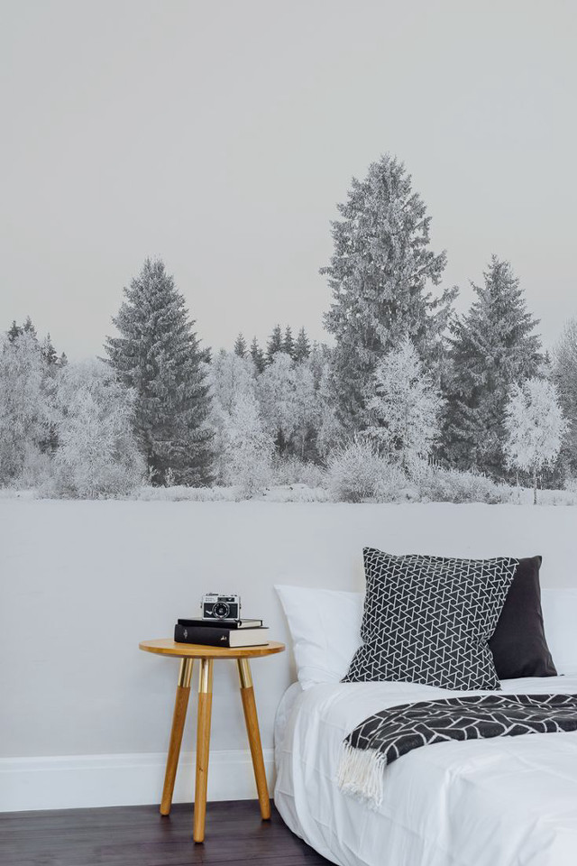 Bedroom wall mural trees small free wallpaper - medium preview image