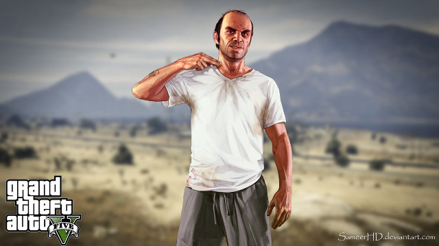 Man white shirt shorts desert free wallpaper - medium preview image
