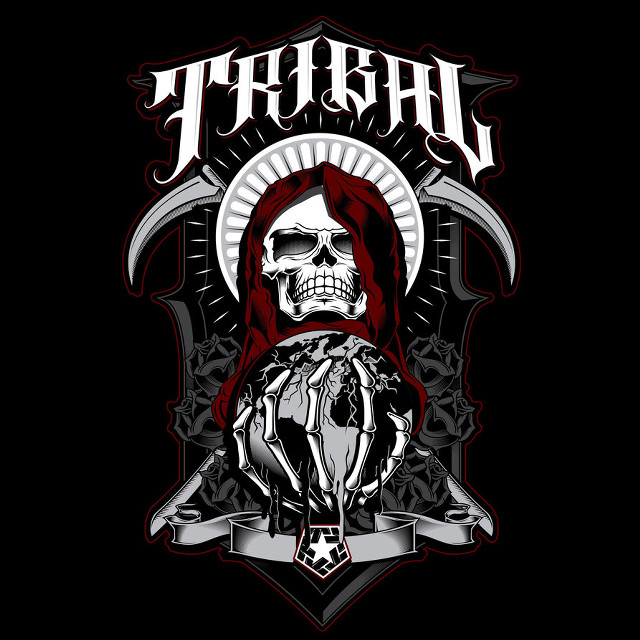 Skull sword helmet death logo free wallpaper - medium preview image