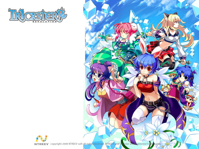 Anime girls white background paper free wallpaper - medium preview image