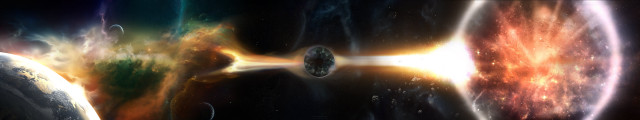 Space star explosion galaxy moon free wallpaper - medium preview image