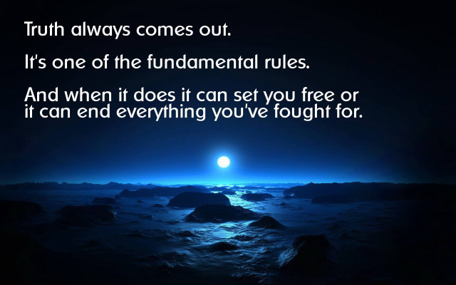 Quote dark background blue light free wallpaper - medium preview image