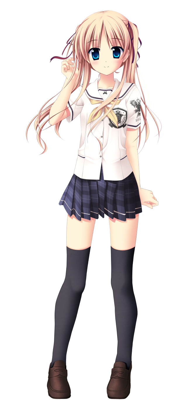 Aguri uchida school uniform portrait free wallpaper - medium preview image
