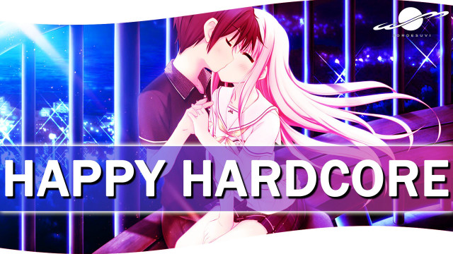 Happy hardcore anime couple kiss free wallpaper - medium preview image
