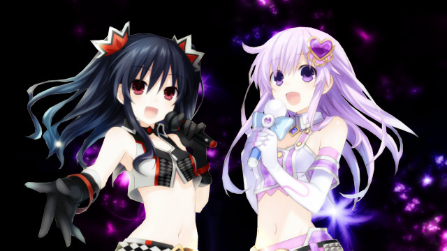 Anime girls long hair purple #5 free wallpaper - medium preview image