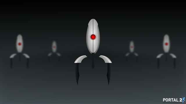 Red glowing objects dark room free wallpaper - medium preview image