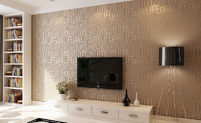Living room tv bookshelf vase free wallpaper - medium preview image