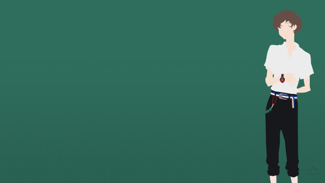 Man green wall white shirt free wallpaper - medium preview image