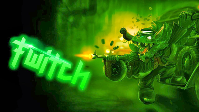 Green creature gun glow switch free wallpaper - medium preview image