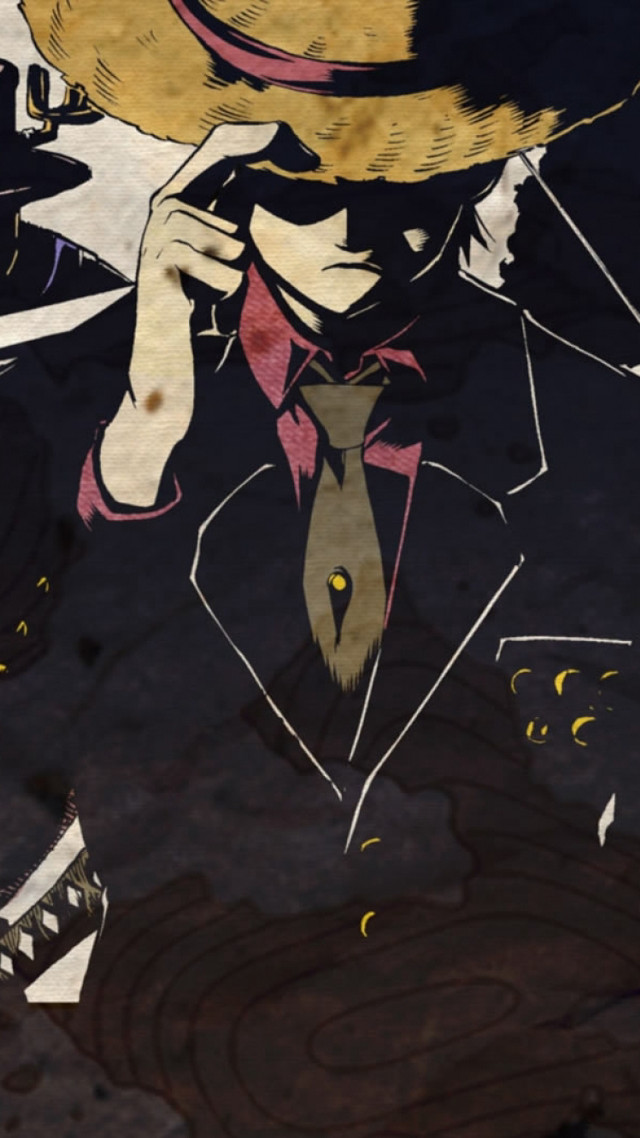 Man hat tie cellphone mirror free wallpaper - medium preview image